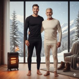 גופיה אנגורה לגברים שרוול ארוך