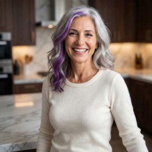 גופיה אנגורה לנשים שרוול ארוך גזרת צוואר מעוגלת-U או V