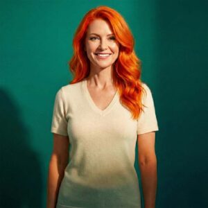 גופיה אנגורה לנשים שרוול קצר גזרת צוואר מעוגלת-U או V