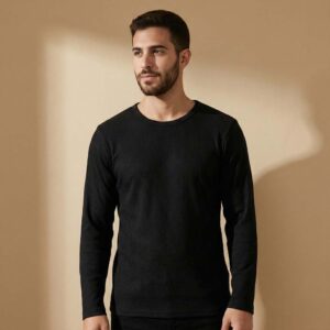 גופיה אנגורה לגברים שרוול ארוך