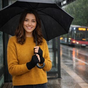 כפפות אנגורה אצבעות פתוחות